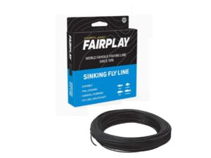 Cortland muškařská šnůra FairPlay Sinking TYPE 2 Black Fresh/Salt