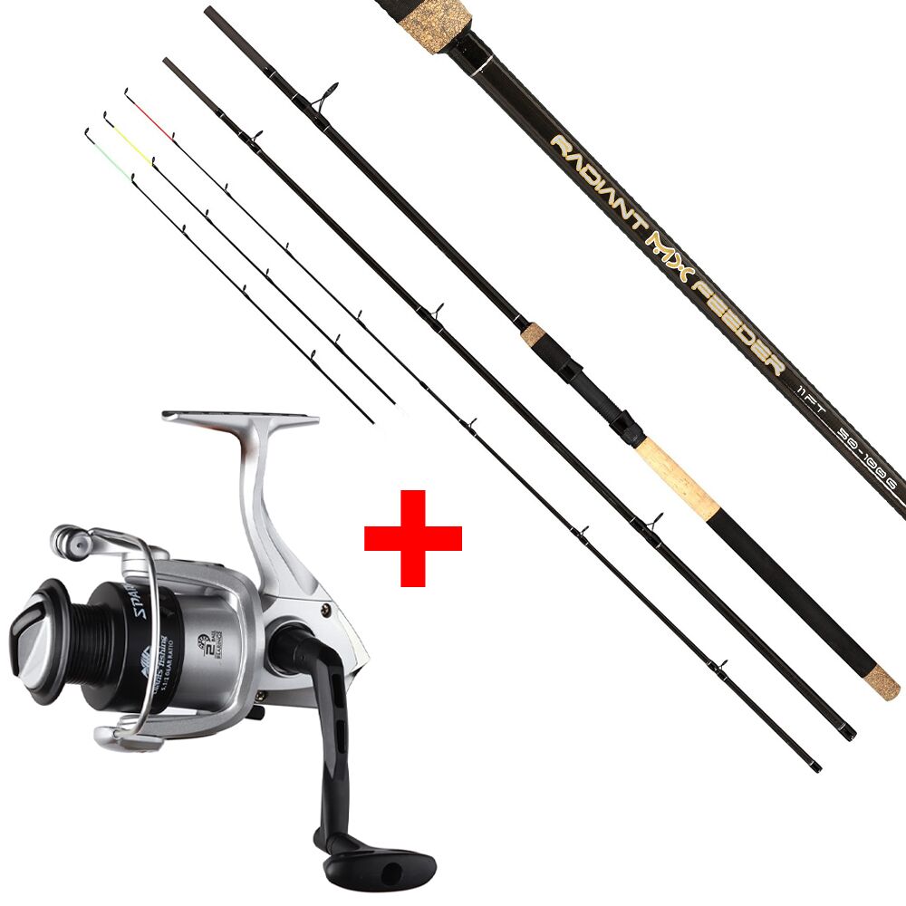 Giants fishing Prut Radiant MX Feeder 3,6m 50-100g + Naviják Spark Reel FD 4000 - Image 10
