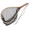 Snowbee Dřevěný raketový podběrák Wooden Landing Net - Small