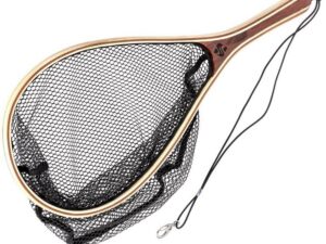 Snowbee Dřevěný raketový podběrák Wooden Landing Net - Small