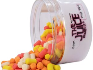 Bait-Tech plovoucí nástraha The Juice Dumbells - Pop-Ups 8 mm 100 ml