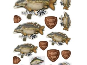 Mix nálepek Giants Fishing Kapr řádkáč ( 10ks )