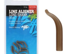 Giants fishing Rovnátka na háček Line Aligner Long Shank Large Brown (Hook 2-6) 10ks