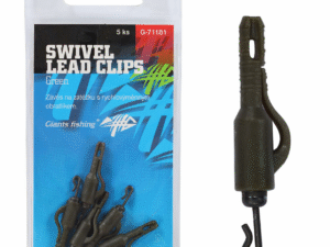 Giants fishing Závěs na boční olovo Swivel Lead Clips Green 5ks