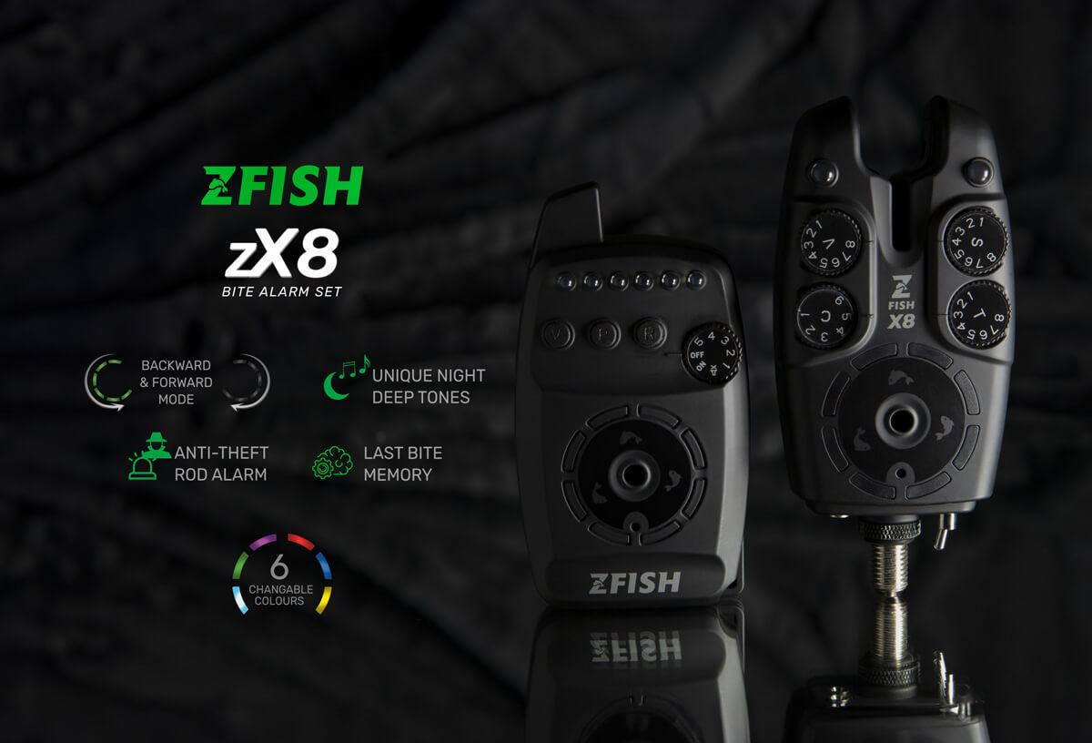 ZFISH Sada Hlásičů Bite Alarm Set Zx8 PRO 2+1 - MojeRybárstvo.sk ZFISH Sada Hlásičů Bite Alarm Set Zx8 PRO 2+1 – Obrázok 2