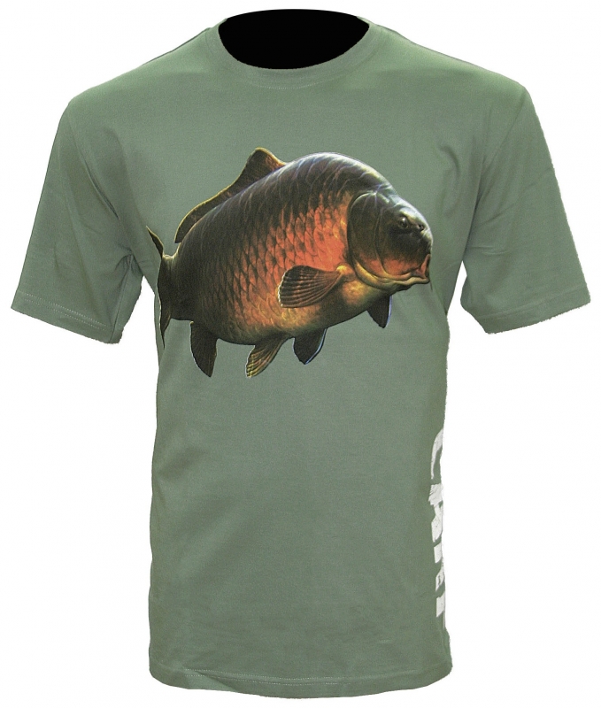 Zfish Tričko Carp T-Shirt Olive Green - MojeRybárstvo.sk Zfish Tričko Carp T-Shirt Olive Green