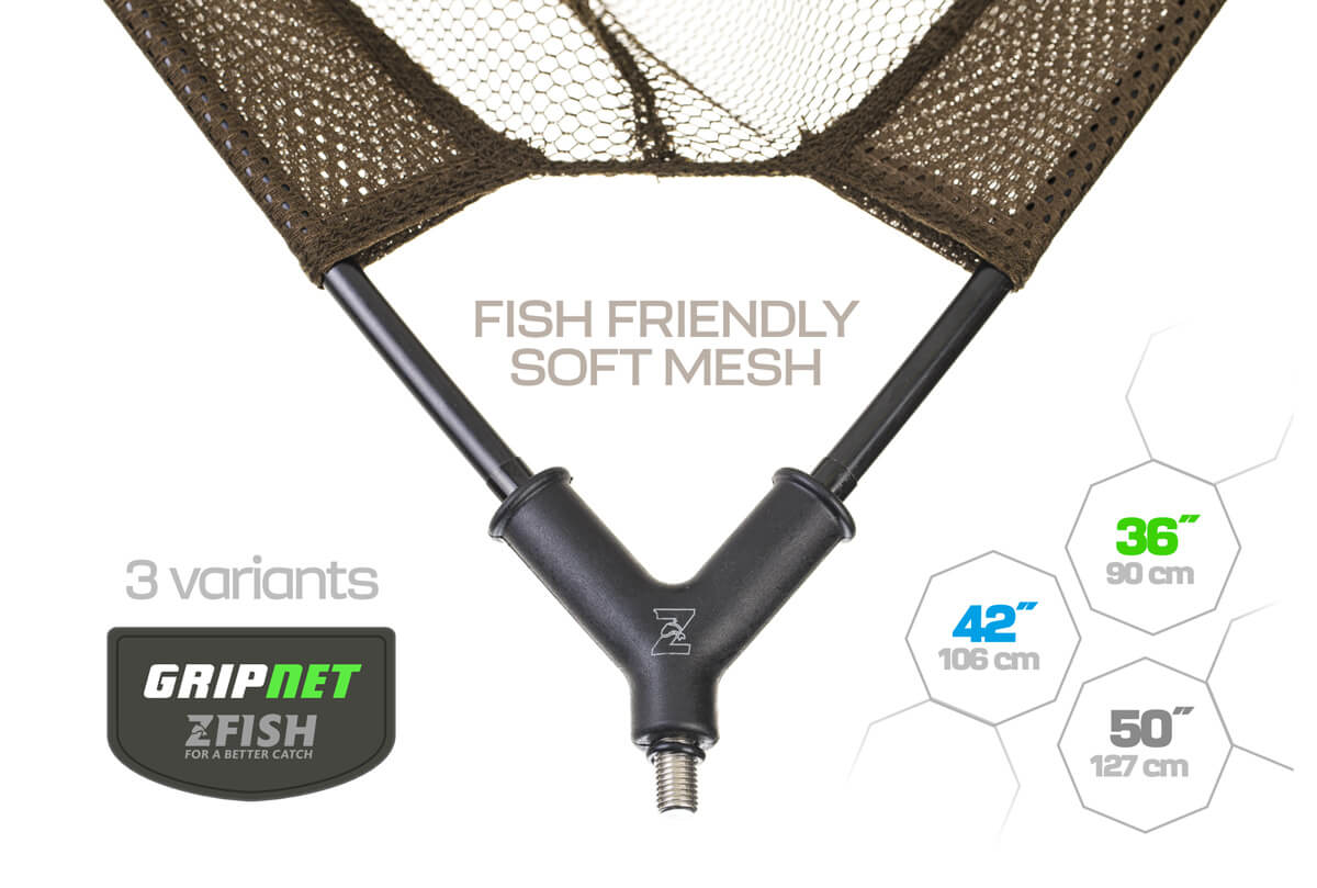 ZFISH Podběráková Hlava Gripnet Landing Net 36" - MojeRybárstvo.sk ZFISH Podběráková Hlava Gripnet Landing Net 36" – Obrázok 3