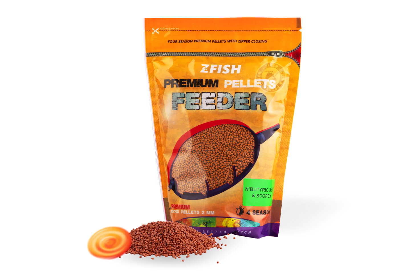 ZFISH Mikro Pelety 2mm/700g - Image 4