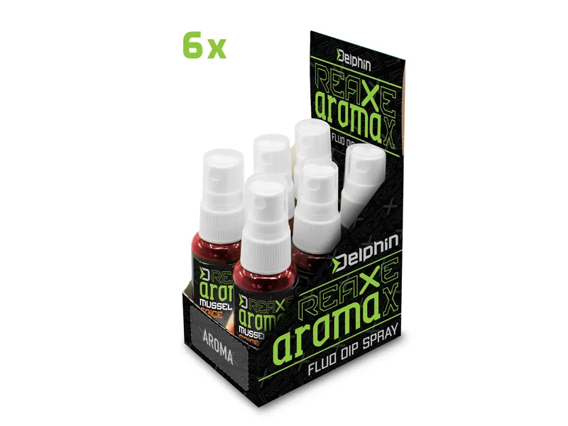 Dipovací sprej Delphin AromaX / Mušľa-Korenie - MojeRybárstvo.sk Dipovací sprej Delphin AromaX / Mušľa-Korenie – Obrázok 3