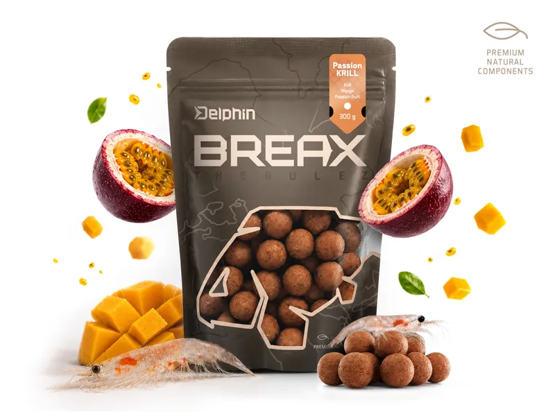 Boilies Delphin BreaX / PassionKRILL - MojeRybárstvo.sk Boilies Delphin BreaX / PassionKRILL