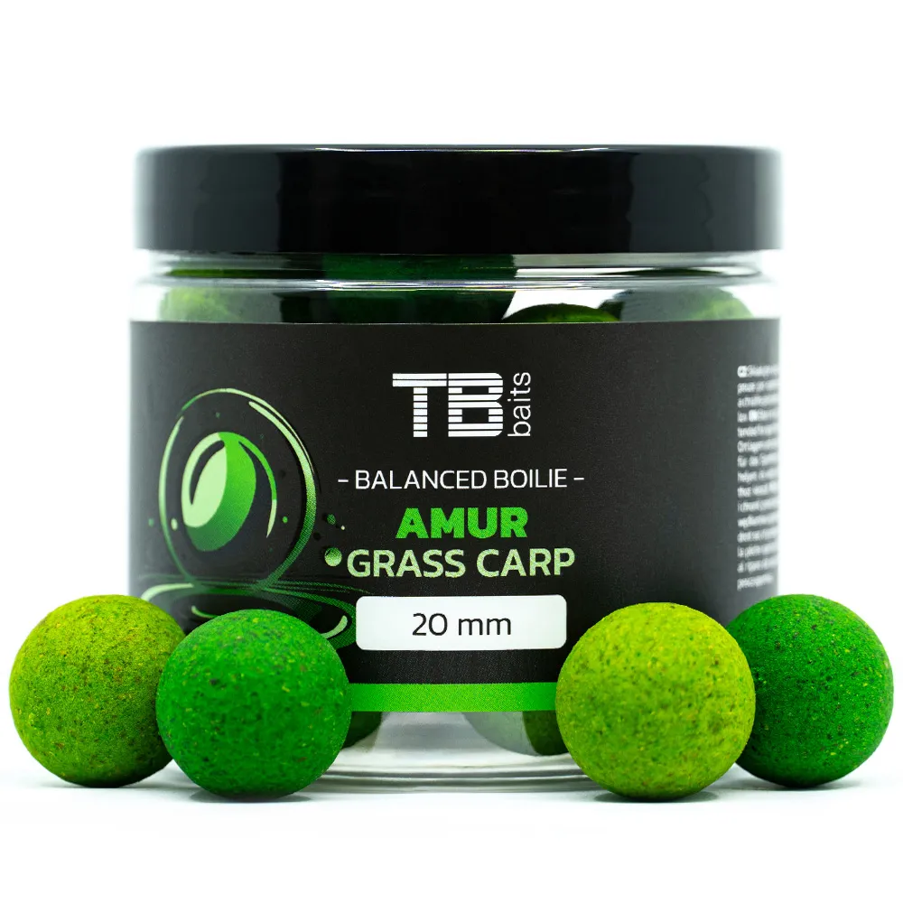 TB Baits Vyvážené Boilie Balanced + Atraktor Amur 100 g - MojeRybárstvo.sk TB Baits Vyvážené Boilie Balanced + Atraktor Amur 100 g