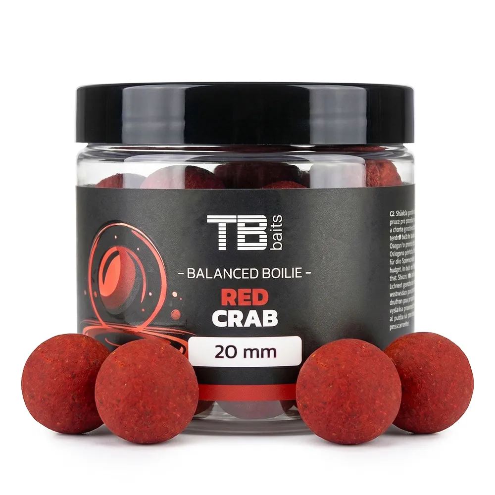 TB Baits Vyvážené Boilie Balanced + Atraktor Red Crab 100 g - MojeRybárstvo.sk TB Baits Vyvážené Boilie Balanced + Atraktor Red Crab 100 g – Obrázok 2