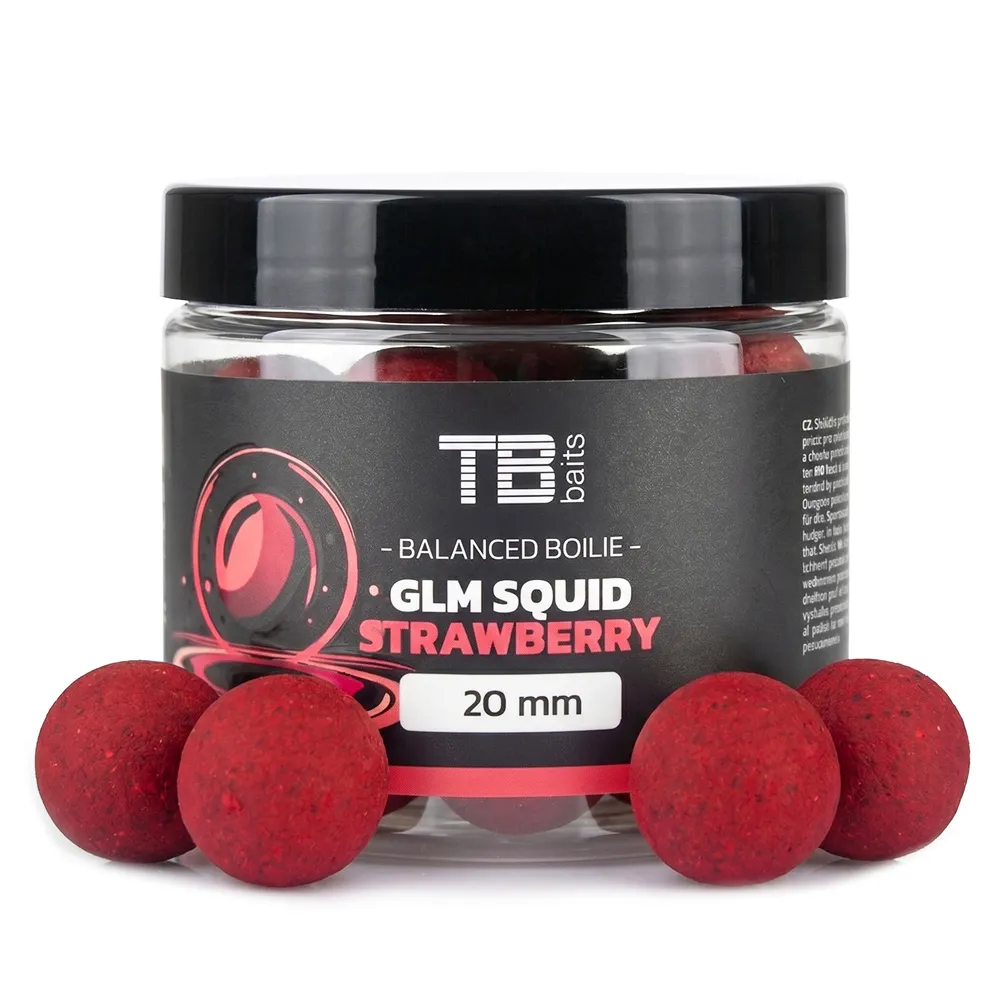 TB Baits Vyvážené Boilie Balanced + Atraktor GLM Squid Strawberry 100 g - MojeRybárstvo.sk TB Baits Vyvážené Boilie Balanced + Atraktor GLM Squid Strawberry 100 g – Obrázok 5