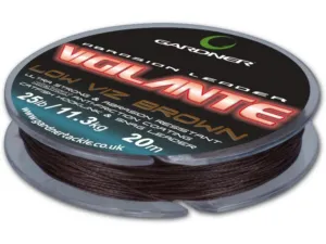 Gardner Splétaná šňůra Vigilante brown 20m