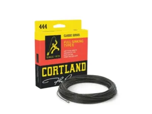 Cortland muškařská šnůra 444 Classic Full Sinking TYPE 6 Black Fresh/Salt