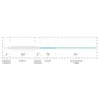 Cortland muškařská šnůra Specialty Compact Intermediate Clear/Light Blue – Obrázok 3
