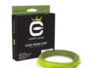 Cortland muškařská šnůra Euro Nymph Mono Core .022 Fresh Level Gecko Green/Chartreuse 90ft