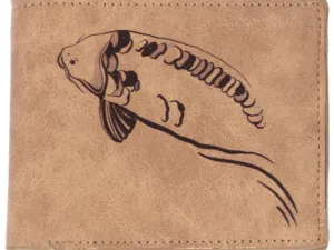 Giants fishing Peněženka hnědá plavající kapr Brown Wallet Swimming Carp