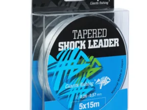 Giants fishing Ujímaný šokový vlasec Tapered Shock Leader 5 x 15 m / 0,26 - 0,57 mm