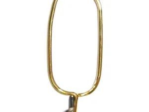 Dr. Slick Co. Držák srpku Hackle Plier W/Rubber Tubing, mosaz