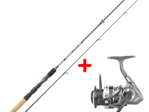 Garbolino prut Proxima JetSpin L 1,80m, 3-15g + naviják G-Spin 351FD