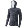 Giants fishing Funkční tričko s dlouhým rukávem UV50+Hoodie Camo Grey