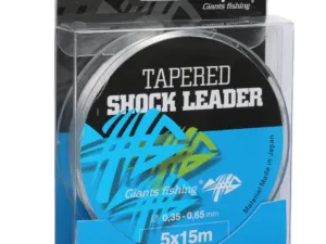Giants fishing Ujímaný šokový vlasec Tapered Shock Leader 5 x 15 m / 0,35 - 0,65 mm