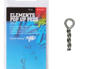 Giants fishing Kolíček s očkem Elements Pop Up Pegs 5mm, 10ks