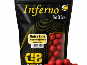Carp Inferno Boilies Nutra Line - Jogurtová Jahoda