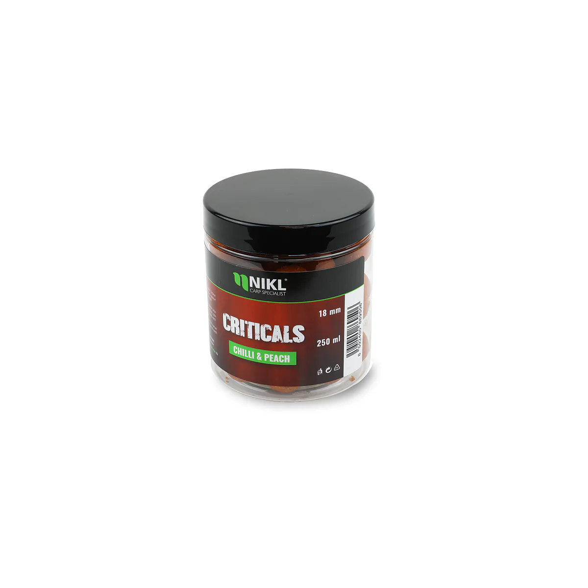 Nikl Criticals boilie Chilli & Peach 250ml - MojeRybárstvo.sk Nikl Criticals boilie Chilli & Peach 250ml