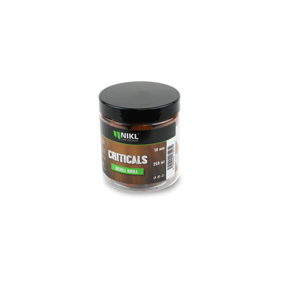 Nikl Criticals boilie Devill Krill 250ml - MojeRybárstvo.sk Nikl Criticals boilie Devill Krill 250ml