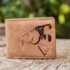 Giants fishing Peněženka hnědá hlava kapra Brown Wallet Carp Head – Obrázok 5