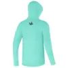 Giants fishing Funkční tričko s dlouhým rukávem UV50+Hoodie Blue – Obrázok 2