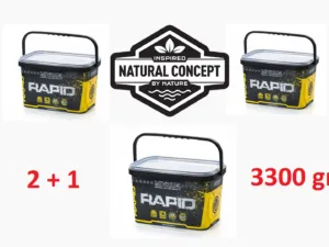 Akce 2+1 Rapid Boilies Platinum - B17 (3300g | 24mm)