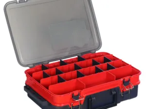 Hell-Cat Kufřík plastový TB Double Layer ( Red-Grey )