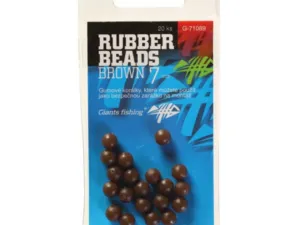 Giants fishing Gumové kuličky Rubber Beads Transparent Brown 7mm,20ks