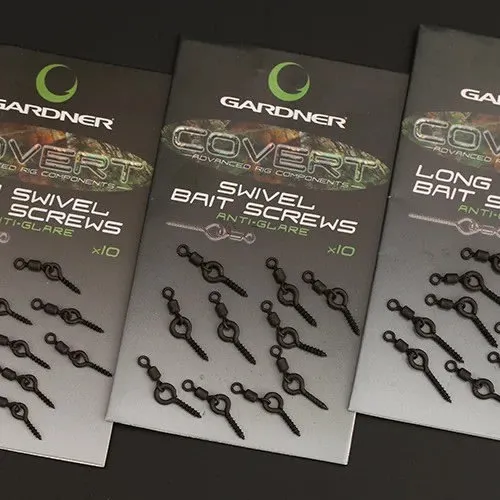 Gardner Kolíček s obratlíkem Covert Swivel Bait Screws Anti Glare 10ks - MojeRybárstvo.sk Gardner Kolíček s obratlíkem Covert Swivel Bait Screws Anti Glare 10ks