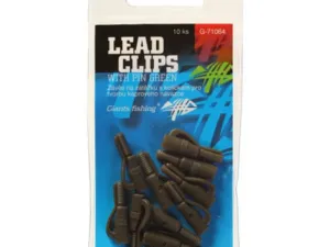 Giants fishing Závěs na zátěžku Lead clips with pin Green/10pc