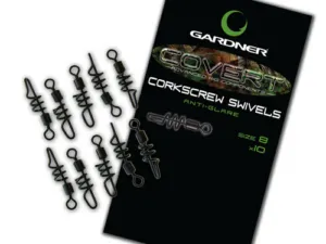 Gardner Obratlíky Covert Corkscrew Swivels, vel. 8, 10ks