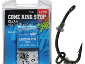 Giants fishing Slídová zarážka s kroužkem Cone Ring Stop Clear with Oval Ring 4,5mm