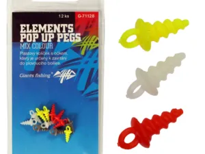 Giants fishing Kolíček s očkem Elements Pop Up Pegs Mix Colour,12ks