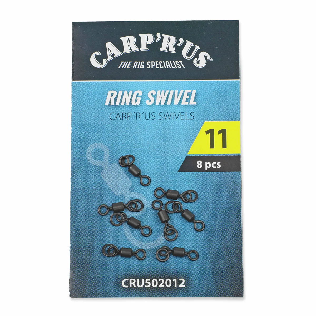 Carp´R´Us Obratlíky s kroužkem Swivel Ring 11, 8ks - MojeRybárstvo.sk Carp´R´Us Obratlíky s kroužkem Swivel Ring 11, 8ks