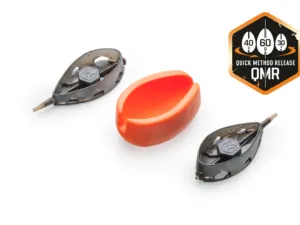 Sada rychlovýměnných method krmítek QMR Flat XL (50g + 60g + mould)