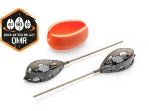 Sada rychlovýměnných method krmítek QMR Flat XL long (50g + 60g + mould)