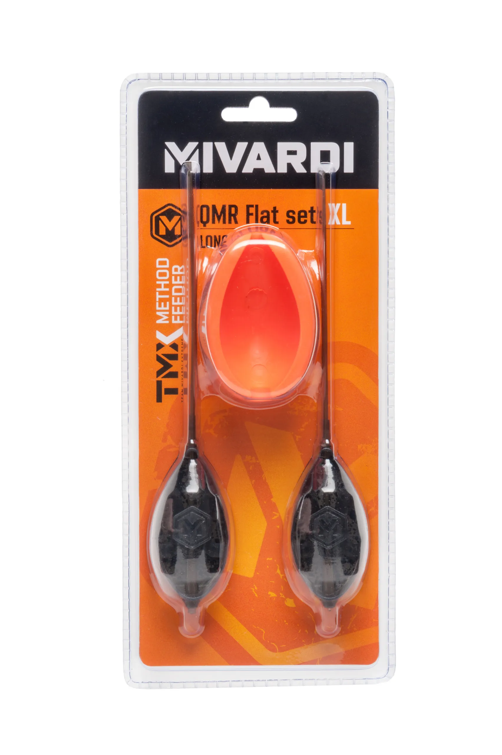 Sada rychlovýměnných method krmítek QMR Flat XL long (50g + 60g + mould) - MojeRybárstvo.sk Sada rychlovýměnných method krmítek QMR Flat XL long (50g + 60g + mould) – Obrázok 5