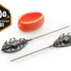 Sada rychlovýměnných method krmítek QMR Grip XL long (50g + 60g + mould)