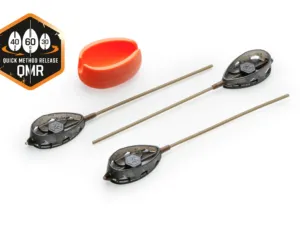 Sada rychlovýměnných method krmítek QMR Flat L long (30g + 40g + 50g + mould)