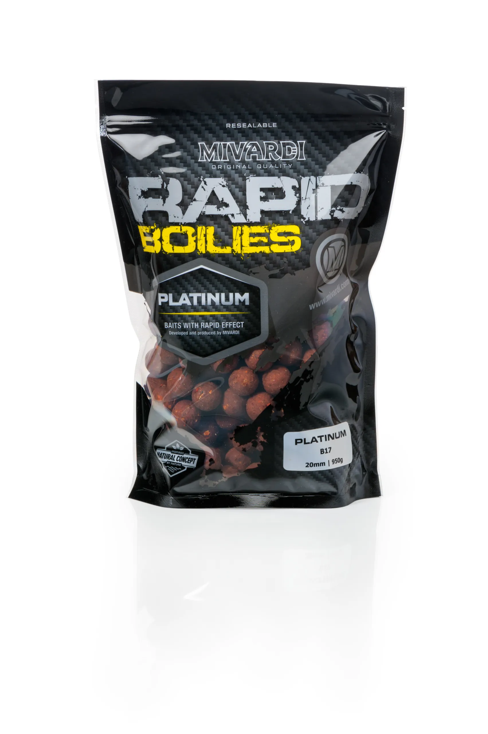 Rapid Boilies Platinum - B17 (950g | 20mm) - MojeRybárstvo.sk Rapid Boilies Platinum - B17 (950g | 20mm) – Obrázok 3