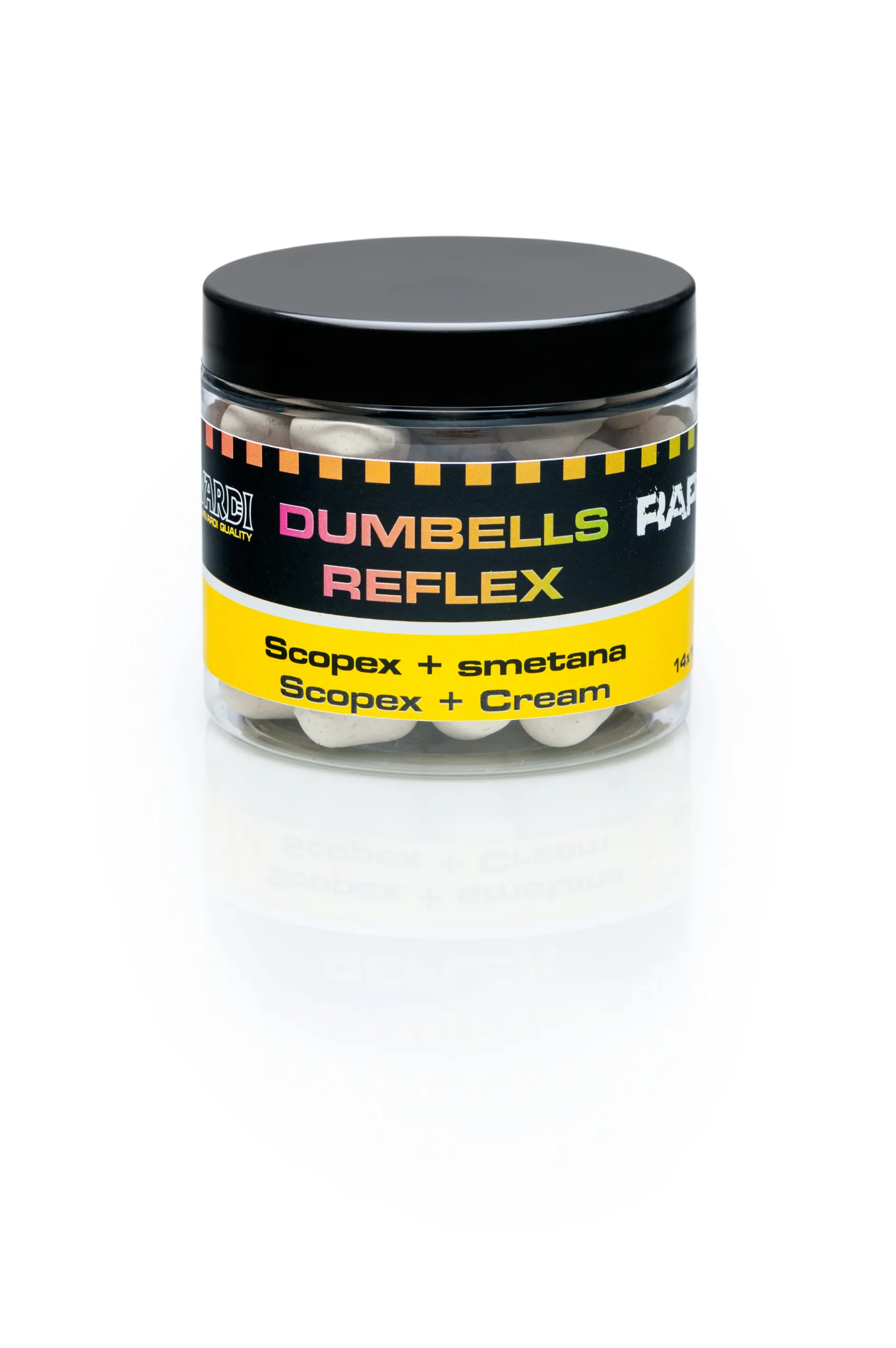 Rapid Dumbells Reflex - Scopex + smetana (70g | 18mm) - MojeRybárstvo.sk Rapid Dumbells Reflex - Scopex + smetana (70g | 18mm) – Obrázok 2