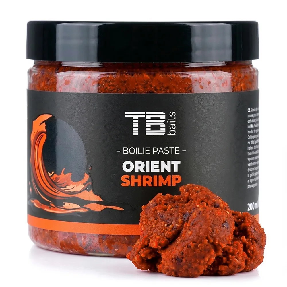 TB Baits Obaľovacia Pasta Orient Shrimp 200 ml - MojeRybárstvo.sk TB Baits Obaľovacia Pasta Orient Shrimp 200 ml